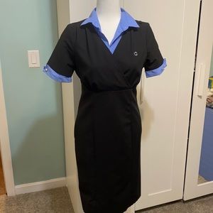 Chase lands end dress and button up shirt.